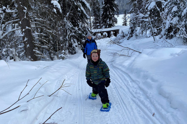 Skiing and Snowshoes